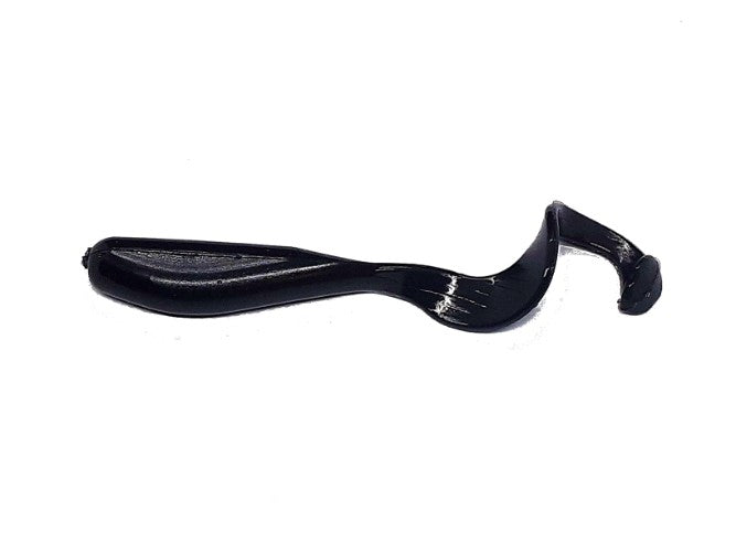 8 Black Curly Tail Fishing Lure 3 Inch Shad