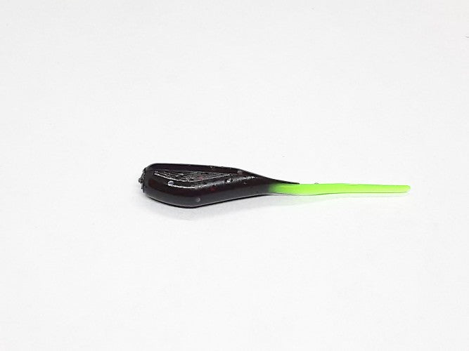 Black Green Crappie Baits Stinger Tail Shad
