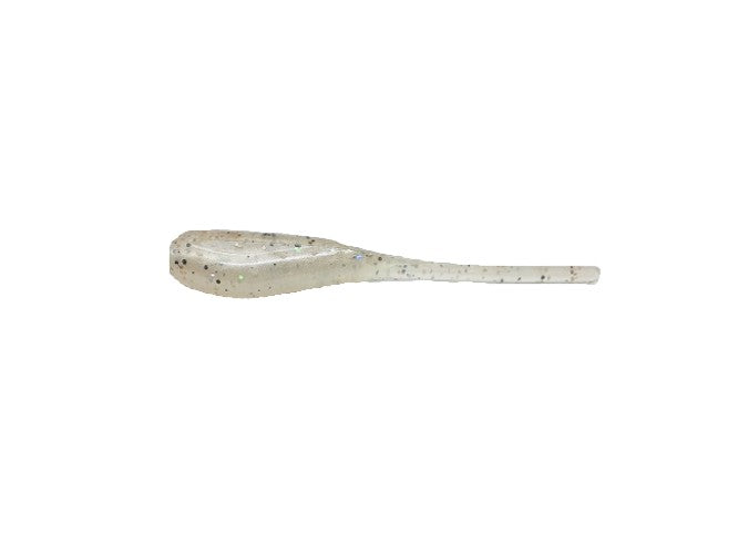 25 Champagne Shad Crappie Jig Stinger Tail Shad Bait Fishing Lure 2 Inch