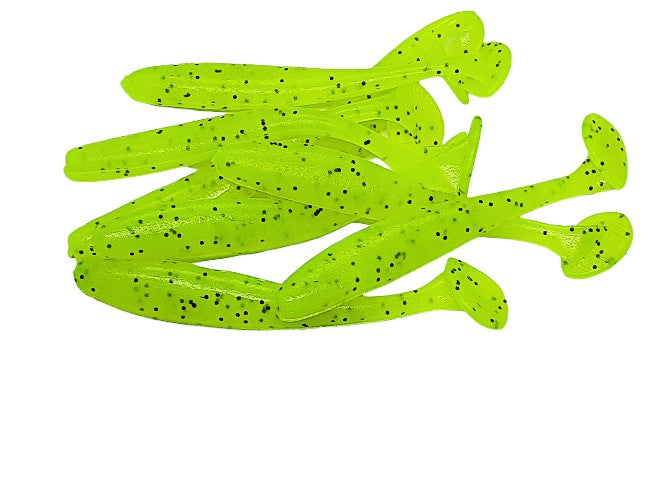 8 Chartreuse Pepper Paddletail Minnow Swimbait 3.25”