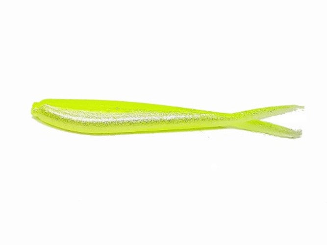 20 Chartreuse Pearl Crappie Fish Bait 2 1/4" Silver Fish