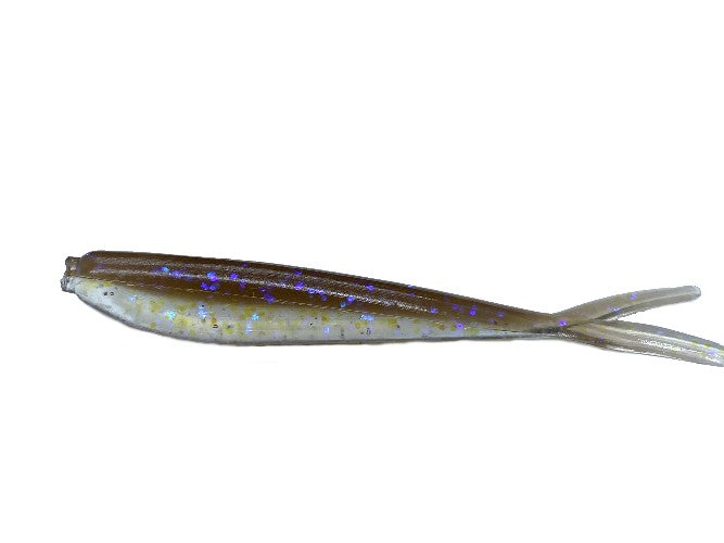 20 Electric Shad Crappie Fish Bait 2 1/4" Silver Fish