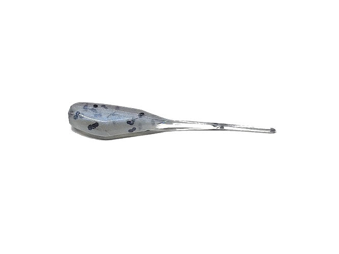 25 Gray Black Pepper Crappie Jig Tubes 1.5"