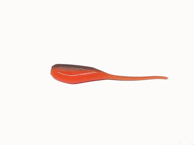 Gray Orange Stinger Tail Shad Tails Fishing Lure