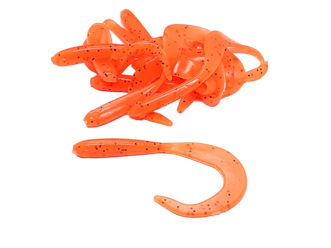 10 Orange Pepper Fishing Lure Minnow Bass Artificial Bait