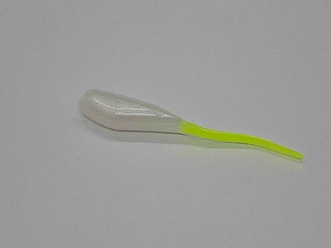 Pearl Chartreuse Stinger Tail Shad Tails Fishing Lure