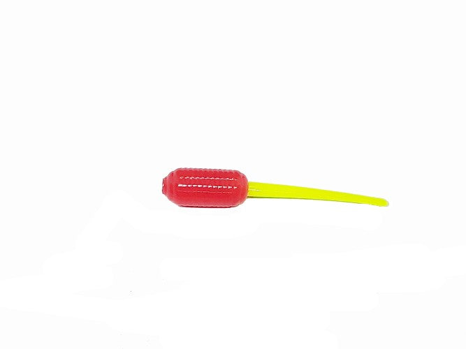 30 Red Chartreuse Grub Stinger Crappie Soft Bait Fishing Lures