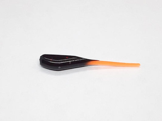 Black Orange Crappie Baits Stinger Tail Shad