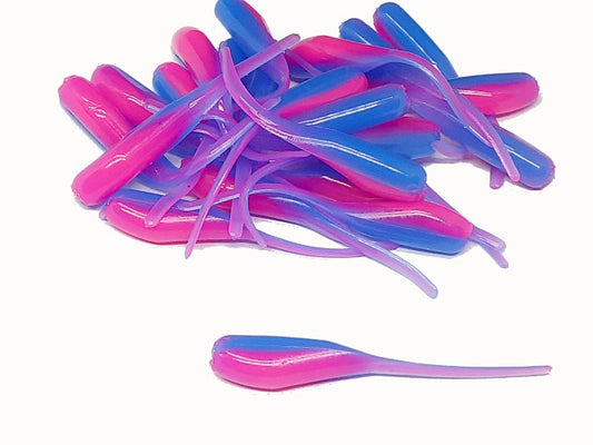 Blue Pink Stinger Tail Shad Tails Fishing Lure
