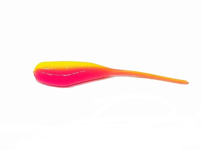 Chartreuse Pink Stinger Tail Shad Tails Fishing Lure
