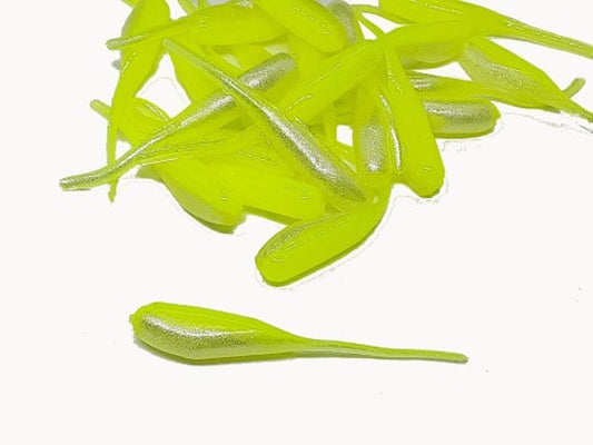 Chartreuse Pearl Stinger Tail Shad Tails Fishing Lure