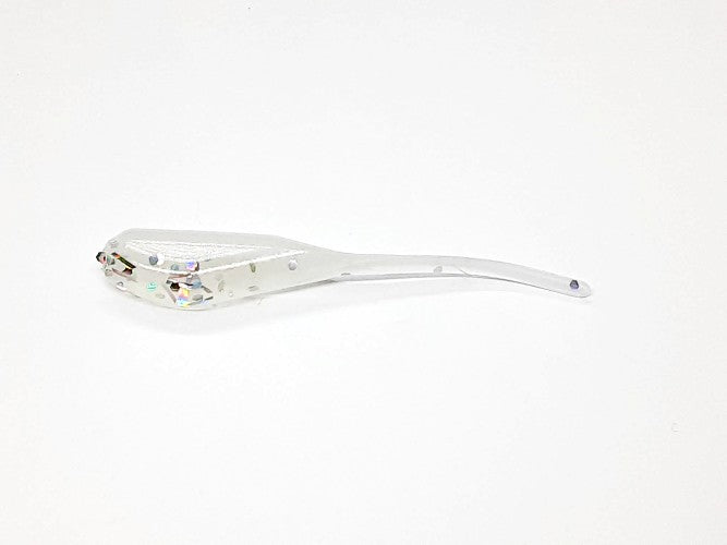 Ghost Hologram Crappie Baits Stinger Tail Shad