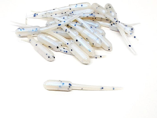 2 Inch Glimmer Grub Stinger Crappie Soft Bait Fishing Lures