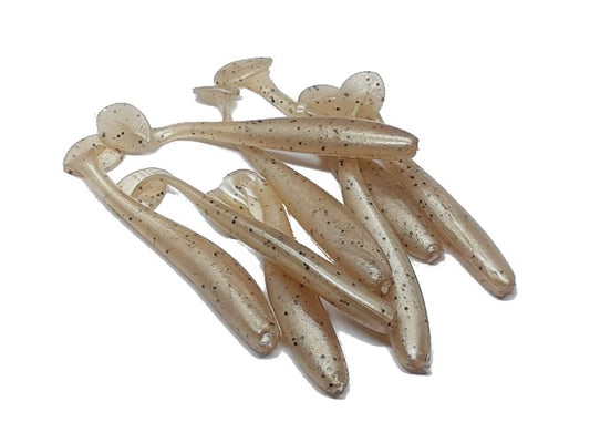 8 Gold Paddletail Minnow Swimbait 3.25”