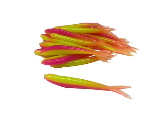 20 Lolli Crappie Fish Bait  2 1/4" Silver Fish
