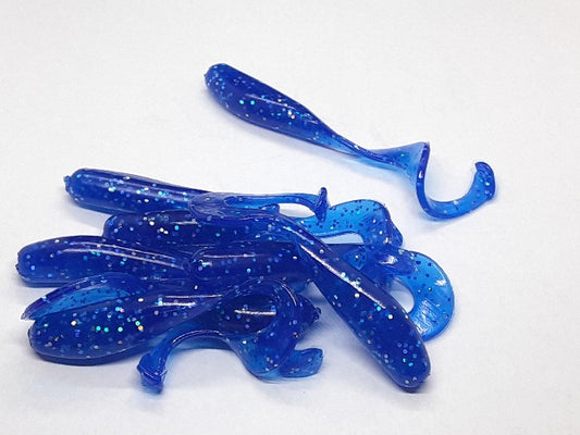 8 Phthalo Curly Tail Fishing Lure 3 Inch Shad