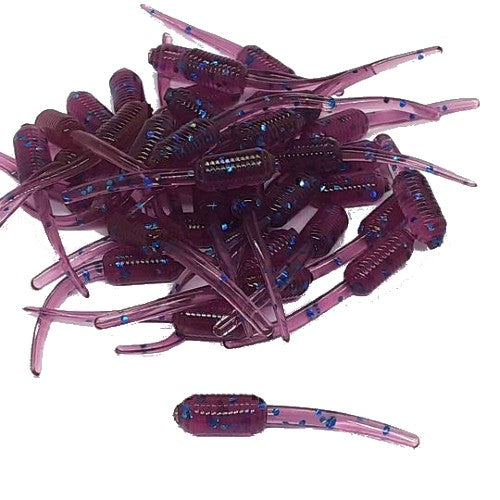 30 plum grub stinger fishing bait