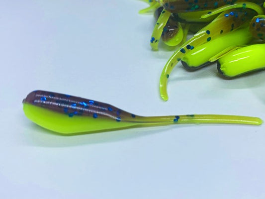 Plum Passion Crappie Baits Stinger Tail Shad