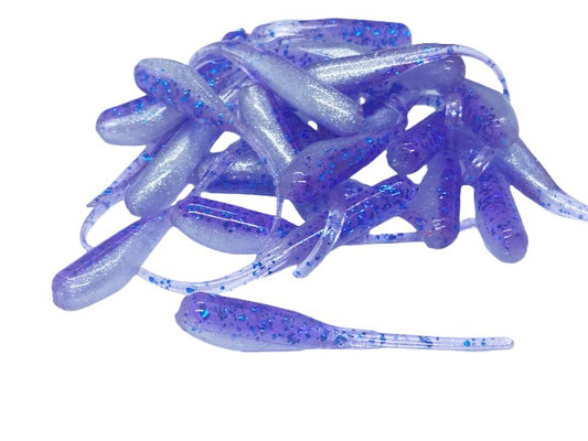 Violet Pearl Stinger Tail Shad Tails Fishing Lure